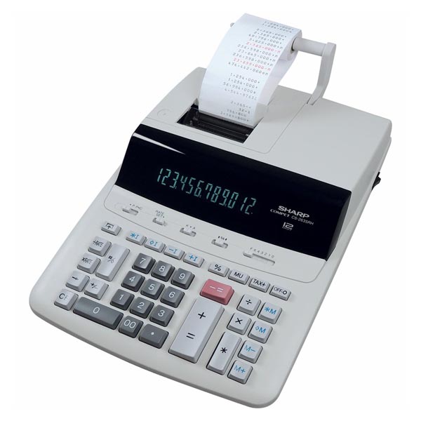 Sharp kalkulačka - SH-CS2635RHGYSE - tisková