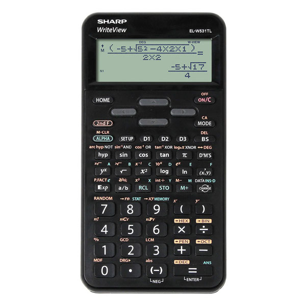 Sharp kalkulačka - ELW531TLBBK - Blister - černá