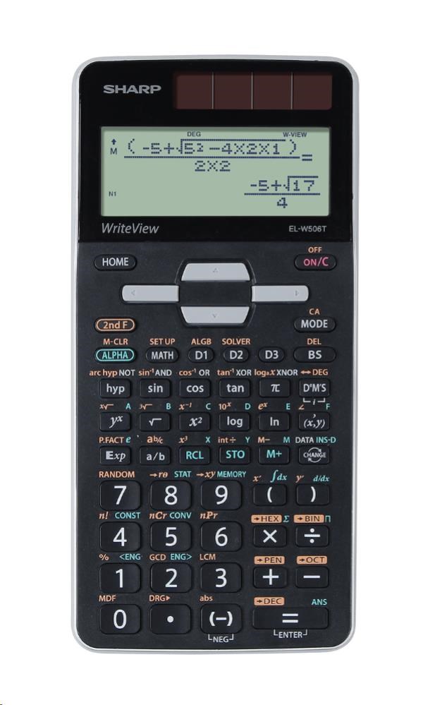 Sharp kalkulačka - ELW506TGY- gift box EL-W506T-GY