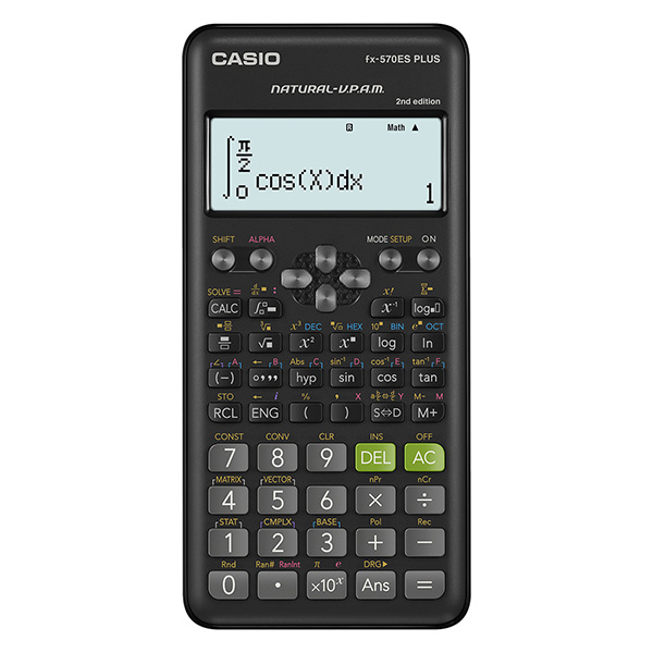 Casio kalkulačka FX 570ES PLUS 2E, školní, blistr FX 570 ES PLUS 2E