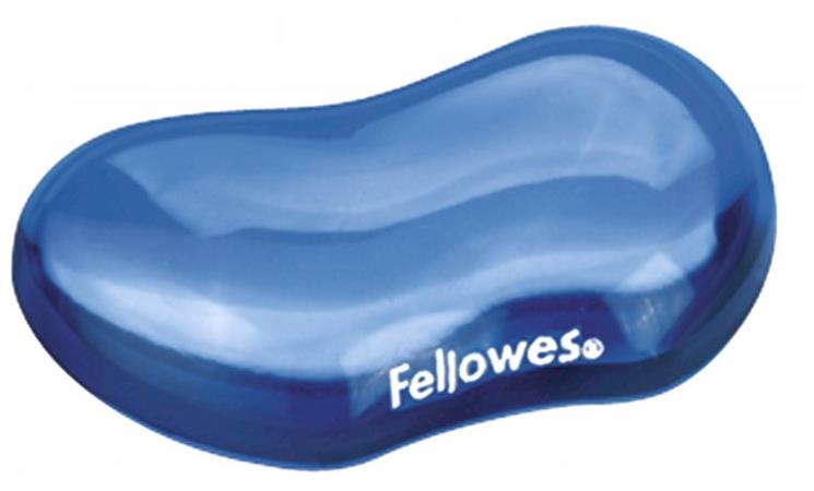 Fellowes Podložka pod zápěstí CRYSTAL gelová modrá FELFERGWPADCRYSTB