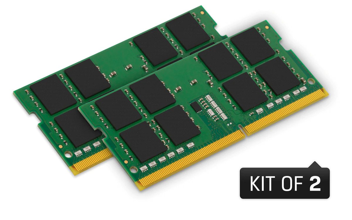 Kingston DDR5 64GB (Kit 2x32GB) 4800MHz SODIMM CL40 2Rx8 KVR48S40BD8K2-64