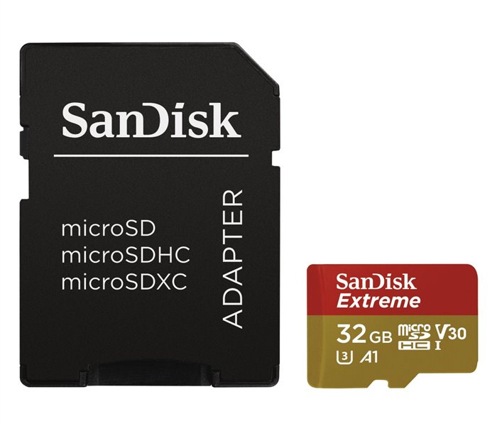 Sandisk Extreme microSDHC 32GB 100MB/s + adaptér SDSQXAF-032G-GN6AA