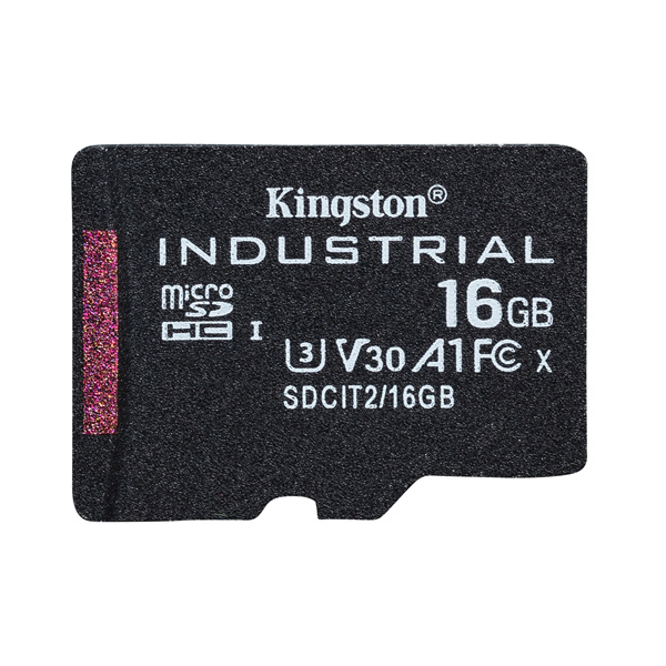 Kingston 16GB microSDHC Industrial C10, A1, pSLC bez adaptéru SDCIT2/16GBSP