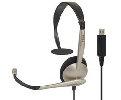 Koss Headset CS95 USB, 30Hz - 16kHz, 91dB/mW, 2.4m, mikrofon - zlatá CS95USB
