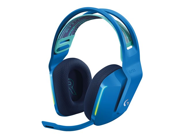 Logitech G733 LIGHTSPEED Wireless RGB Gaming Headset - BLUE - 2.4GHZ - EMEA 981-000943