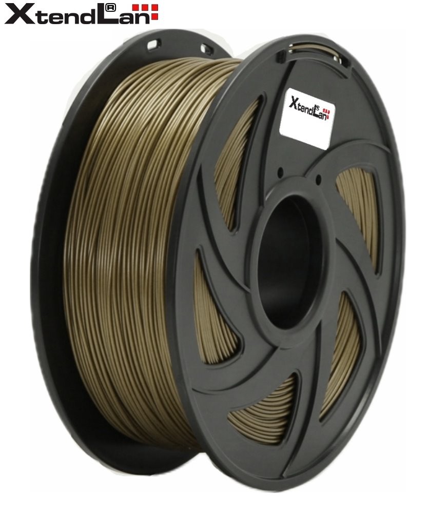 Xtendlan PETG filament 1,75mm bronzové barvy 1kg 3DF-PETG1.75-BZ 1KG
