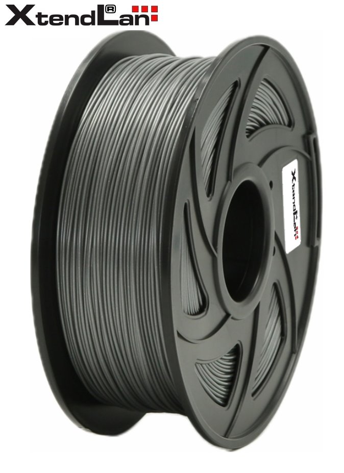 Xtendlan PETG filament 1,75mm stříbrný 1kg 3DF-PETG1.75-SL 1KG