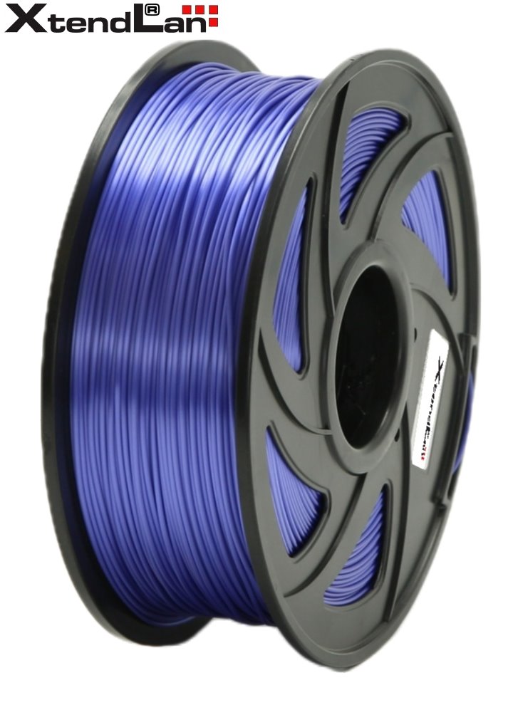 Xtendlan PLA filament 1,75mm průhledný fialový 1kg 3DF-PLA1.75-TPL 1KG