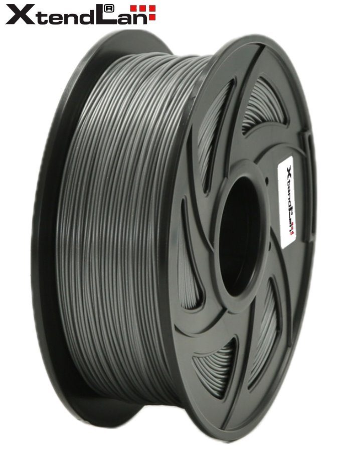 Xtendlan PLA filament 1,75mm stříbrný 1kg 3DF-PLA1.75-SL 1KG