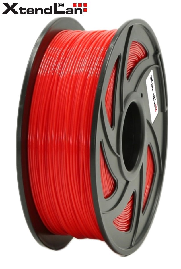 Xtendlan PLA filament 1,75mm zářivě červený 1kg 3DF-PLA1.75-FRD 1KG