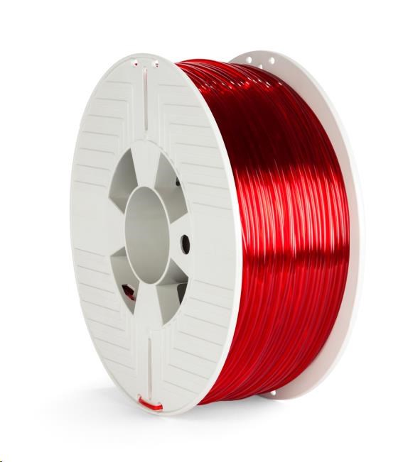 Verbatim 3D Printer Filament PET-G 2.85mm, 123m, 1kg red transparent 55062