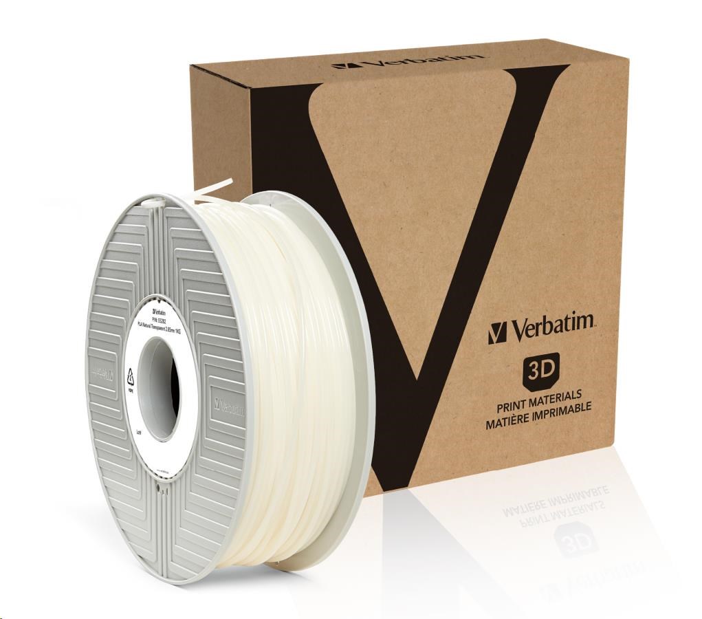 Verbatim 3D Printer Filament PLA 2.85mm, 126m, 1kg natural transparent(old PN 55282) 55326