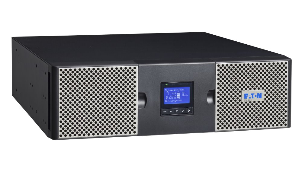 Eaton UPS 9PX 2200i RT3U, On-line, Rack 3U/Tower, 2200VA/2200W, výstup 8/2x IEC C13/C19, USB, displej, sinus 9PX2200IRT3U