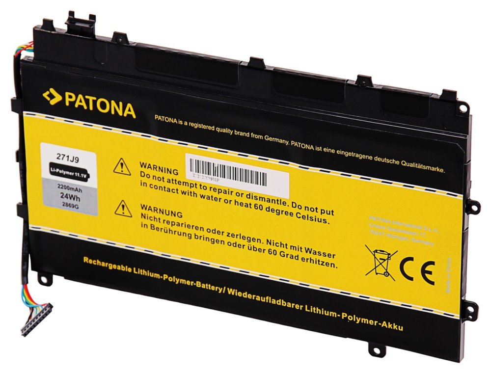 Patona baterie pro ntb DELL Latitude 7350/13 7000 2200mAh Li-Pol 11,1V 0GWV47 PT2869