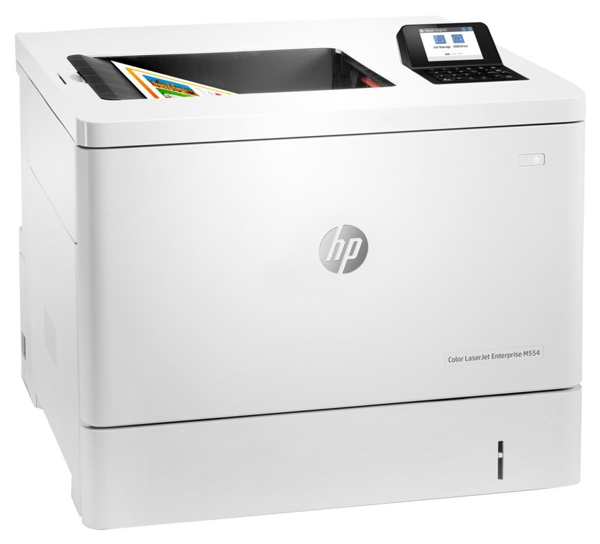 HP Color LaserJet Enterprise M554dn, A4 tiskárna, 33/33 ppm A4, Duplex, USB2 + LAN RJ45 , barevná 7ZU81A