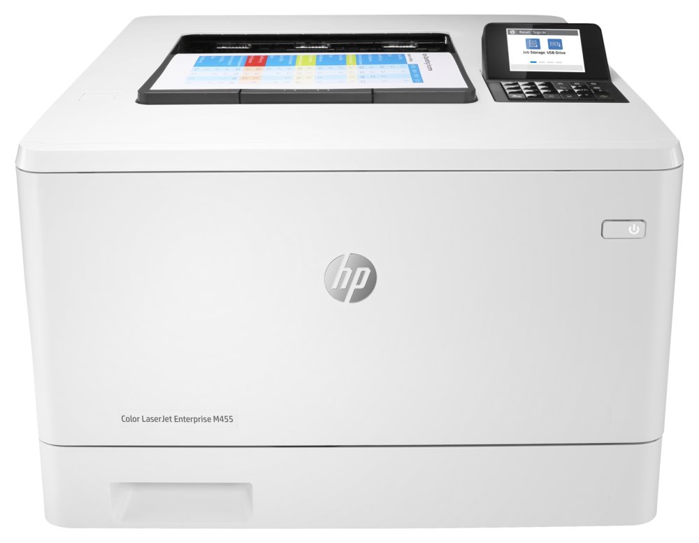 HP Color LaserJet Enterprise M455dn, A4 multifunkce fax 27/27 ppm A4, Duplex, USB2+LAN RJ45,barevná 3PZ95A