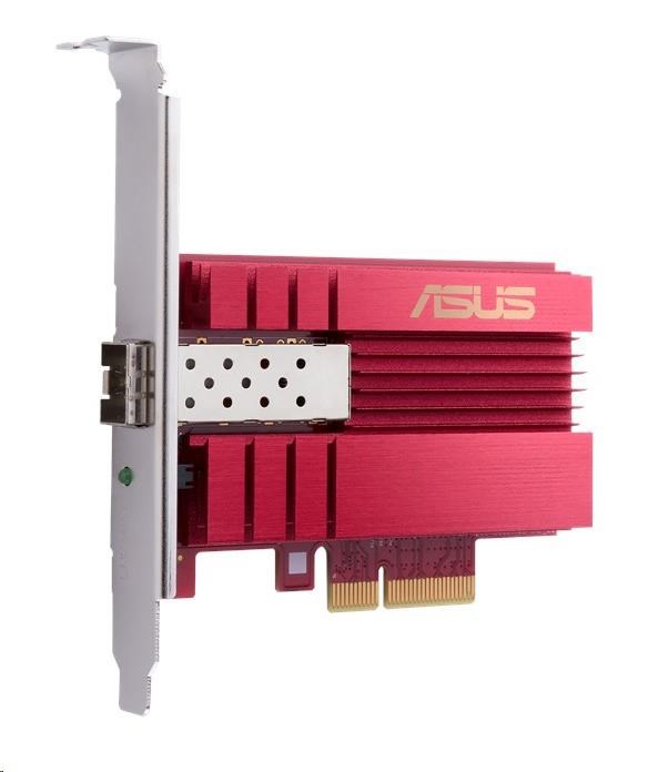 Asus XG-C100F, Síťový adaptér 10G PCIe; Port SFP+ pro přenos přes optická vlákna a kabel DAC 90IG0490-MO0R00