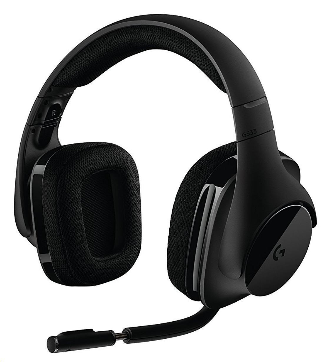 Logitech herní sluchátka G533, Wireless Gaming Headset 981-000634