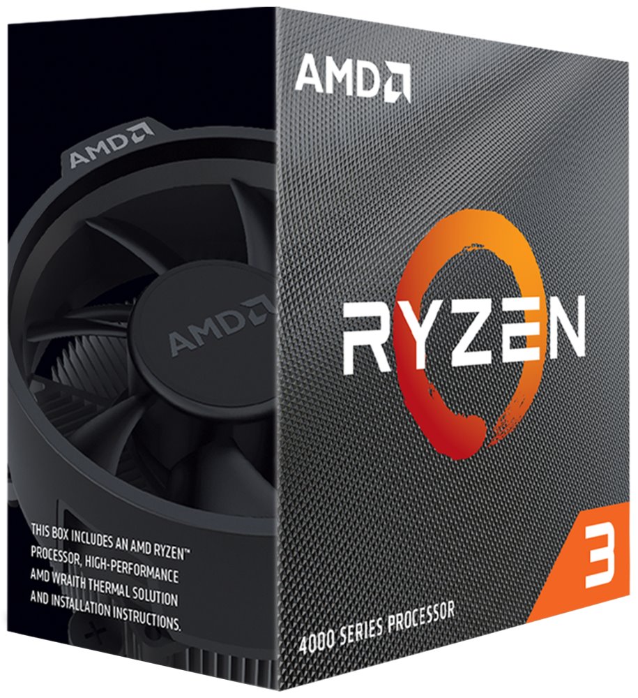 AMD Ryzen 3 4100, Ryzen / AM4 / 4C/8T / max. 4,0GHz / 4MB / 65W TDP / BOX s chladičem 100-100000510BOX