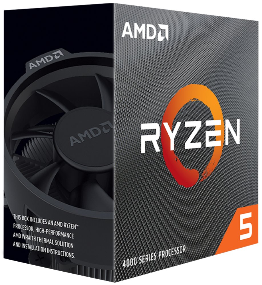 AMD Ryzen 5 4500, Ryzen / AM4 / 6C/12T / max. 4,1GHz / 8MB / 65W TDP / BOX s chladičem 100-100000644BOX