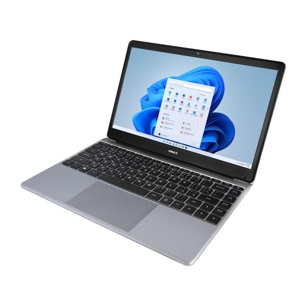 Umax 14WRx, Gray Cenově dostupný notebook s 14,1" IPS displejem, 128GB SSD SSD slot, Windows 11 Pro UMM230240
