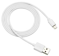 Canyon nabíjecí kabel Lightning MFI-1, kompaktní, Apple certifikát, délka 1m, bílá CNS-MFICAB01W