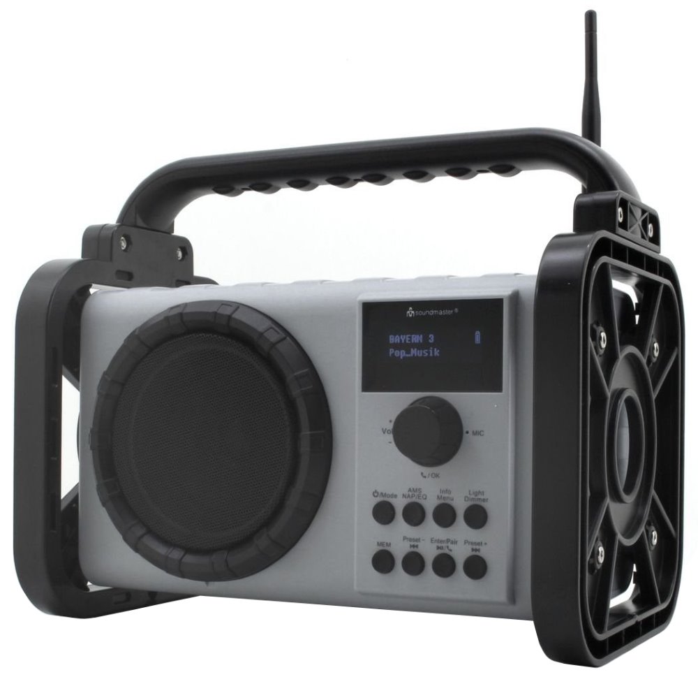 Soundmaster DAB80SG, DAB+/ FM rádio/ pracovní/ Stříbrné