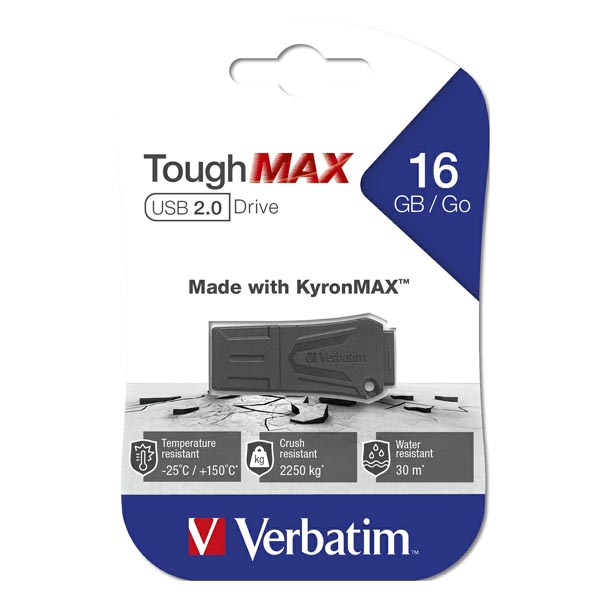 Verbatim Store 'n' Go ToughMAX 16GB USB 2.0 černá 49330