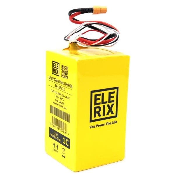 Gwl Power akumulátor ELERIX 12V/12Ah LiFePO4 EX-L12V12