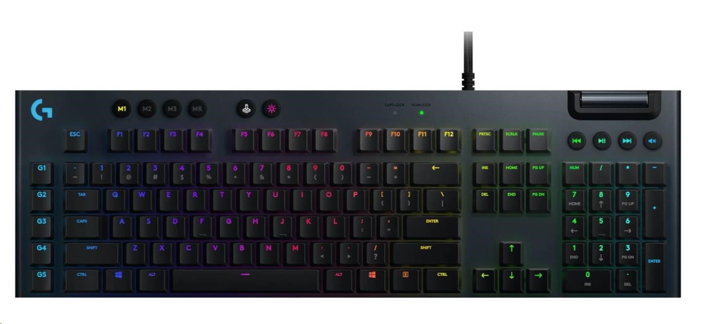 Logitech Keyboard G815, Mechanical Gaming, Lightsync RGB,Tacticle, CZ 920-008992