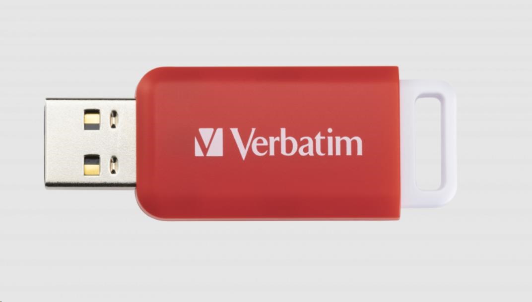 Verbatim 16GB DataBar USB 2.0 Drive, červená 49453