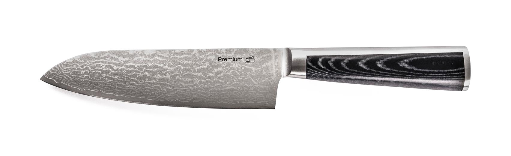 G21 Nůž Damascus Premium 17 cm, Santoku G21-DMSP-SNTK17