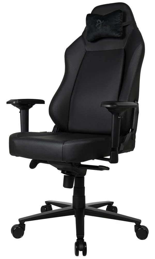 Arozzi herní židle PRIMO Full Premium Leather Black, 100% přírodní italská kůže/ černá PRIMO-PREM-BK