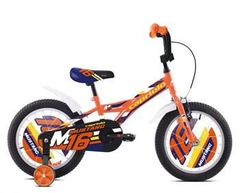 Capriolo Dětské jízdní kolo BMX 16''HT MUSTANG oranžovo-modro-černé 921115-16