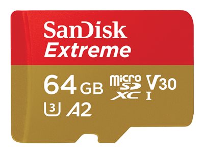 Sandisk Extreme microSDXC 64GB Mobile Gaming SDSQXAH-064G-GN6GN