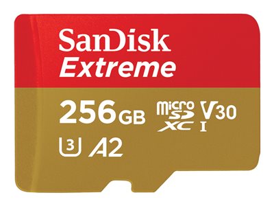 Sandisk Extreme microSDXC 256GB Mobile Gaming SDSQXAV-256G-GN6GN
