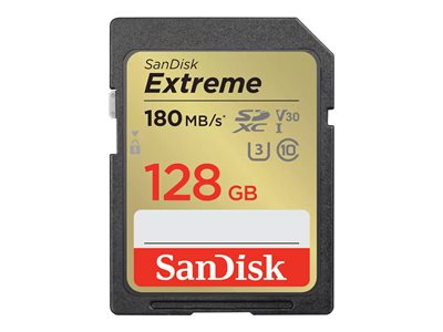 Sandisk Extreme PLUS SDXC 128GB 190MB/s V30 UHS-I SDSDXWA-128G-GNCIN
