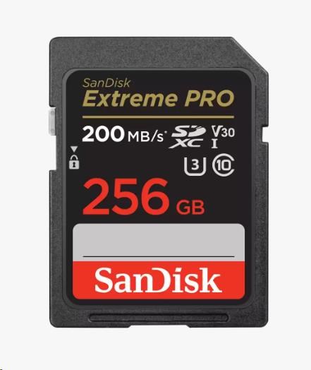 Sandisk Extreme PRO SDXC 256GB 200MB/s V30 UHS-I SDSDXXD-256G-GN4IN