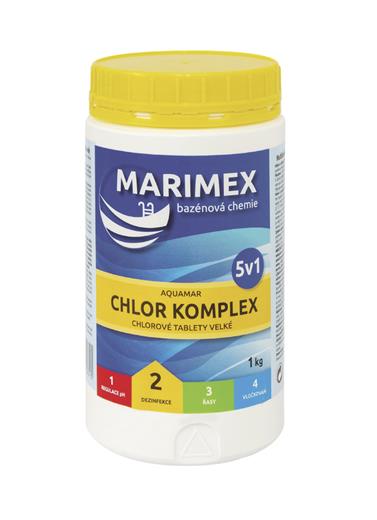 Marimex Bazénová chemie Chlor komplex 5v1 1 kg 11301208