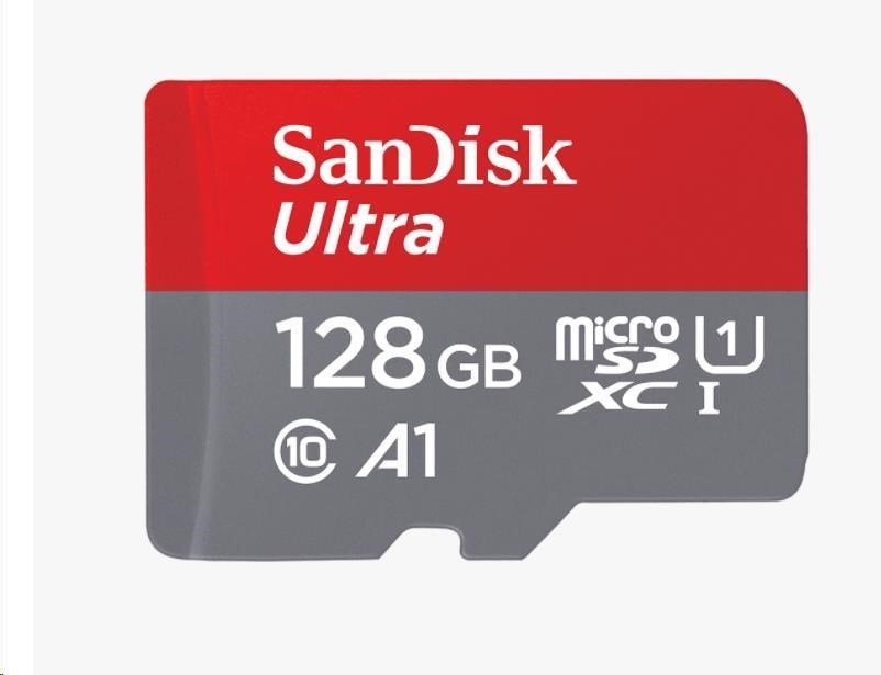 Sandisk Ultra microSDXC 128GB 140MB/s+adaptér SDSQUAB-128G-GN6MA