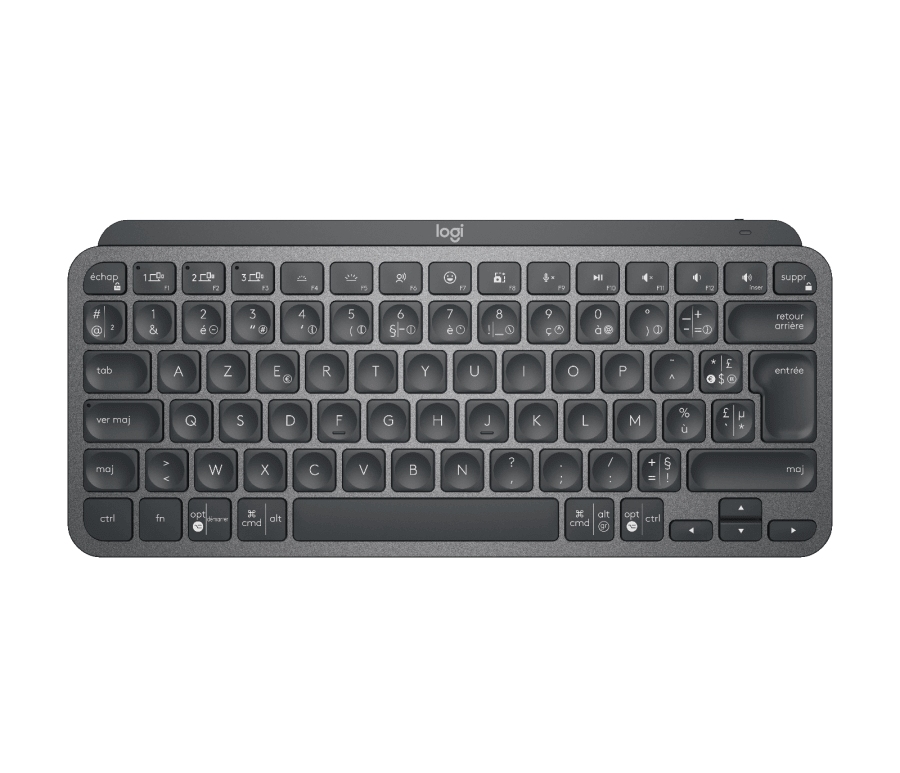 Logitech Minimalist Wireless Illuminated Keyboard MX Keys Mini - GRAPHITE - US INT'L - INTNL 920-010498