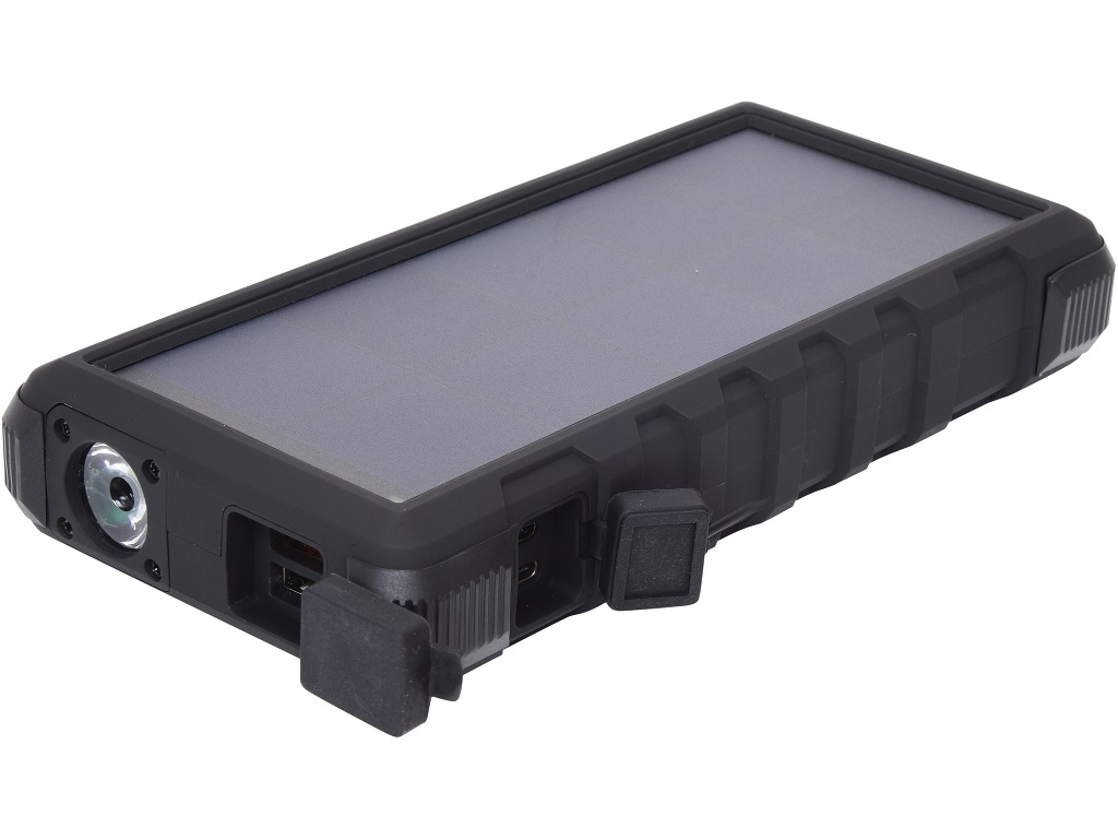 Sandberg přenosný zdroj USB 24000 mAh, Outdoor Solar powerbank, pro chytré telefony, černý 420-38