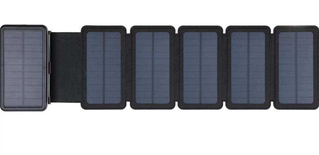 Sandberg Solar 6-Panel Powerbank 20000, solární nabíječka, černá 420-73