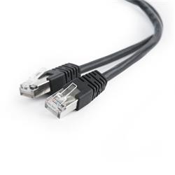Gembird patch kabel CAT5e, FTP, 0.5 m, černý PP22-0.5M/BK