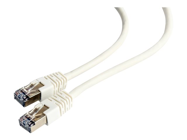 Gembird patch kabel Cat6 FTP, 0.25 m, bílý PP6-0.25M/W
