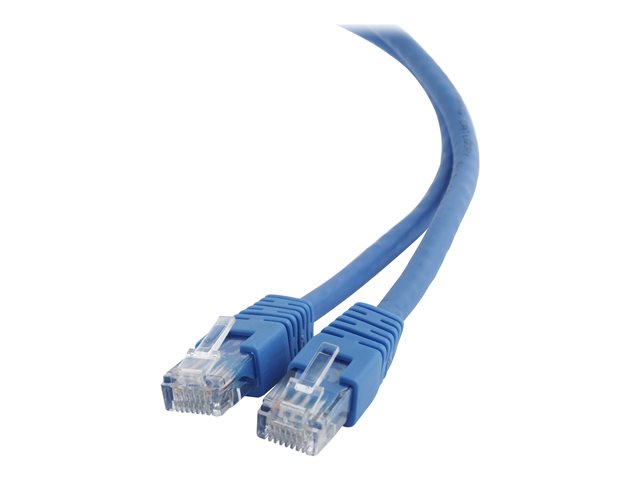 Gembird patch kabel Cat6 UTP, 0.25 m, modrý PP6U-0.25M/B