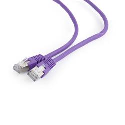 Gembird patch kabel Cat6 FTP, 0.25 m, fialový PP6-0.25M/V