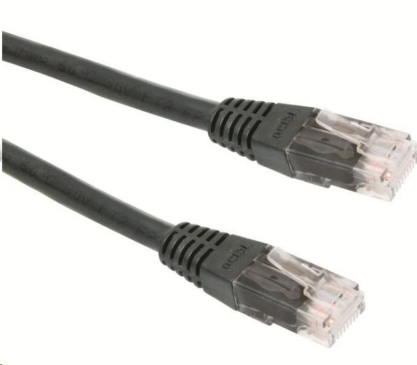 Gembird patch kabel Cat6 FTP, 0.5 m, černý PP6-0.5M/BK