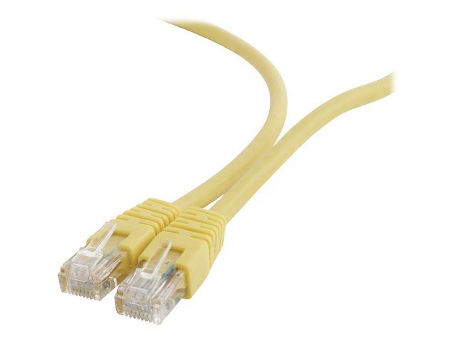 Gembird patch kabel Cat6 UTP, 1 m, žlutý PP6U-1M/Y